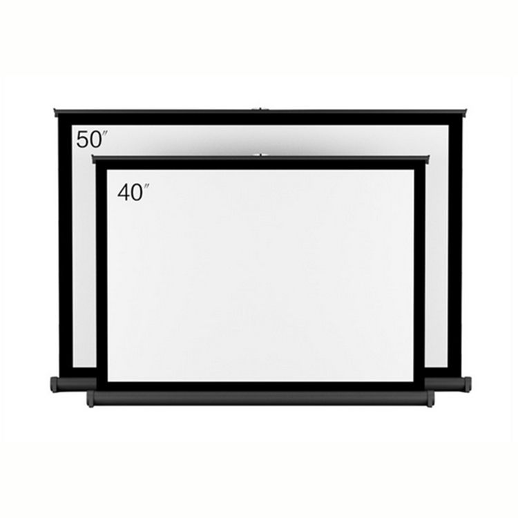 Different ratio mini fast folding desktop projector screen